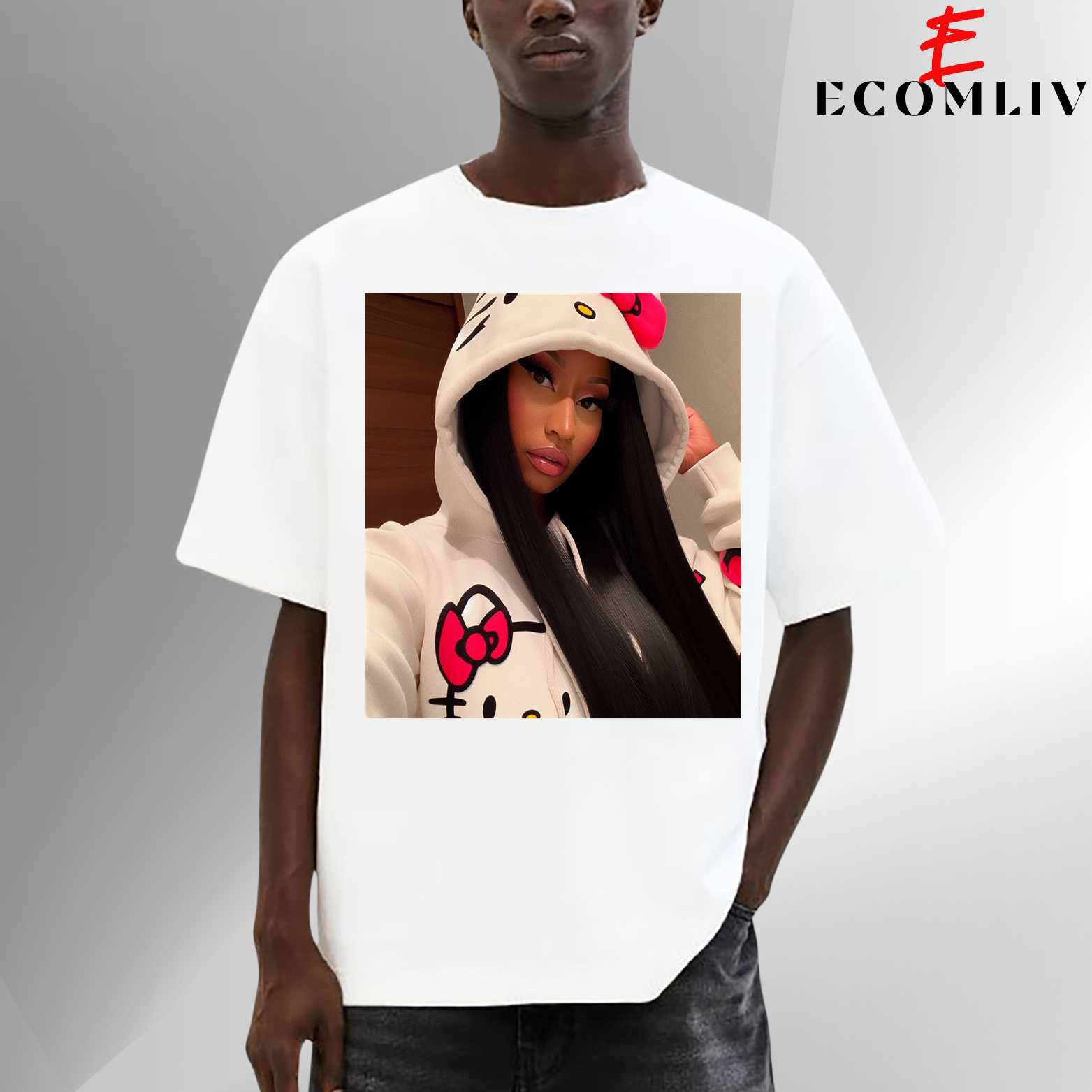Nicki Minaj Tea Sip Meme Tee, Unisex Graphic T-Shirt, Hip Hop Streetwear Shirt